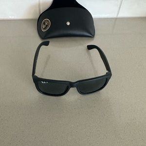 Ray-ban wayfarers men’s black Justin sunglasses
